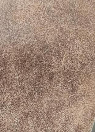 Пояс женский кожаный коричневый с бахрамой на талию / бедра ремень7 фото