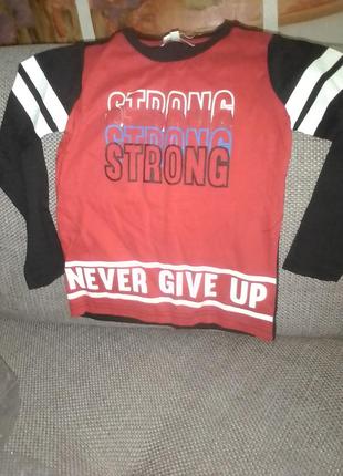 Новий лонгслів piaza italia на хлопця 4-5років