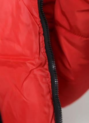 Куртка женская демисезонная цвет красный6 фото