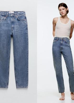 Джинси zw the 90's mom fit zara