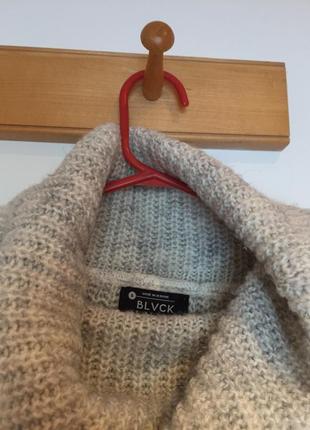 Светр натуральний оверсайз вінтаж свитер винтаж натуральная шерсть2 фото