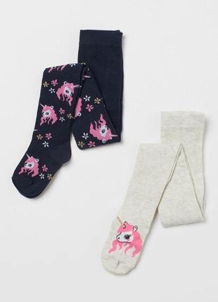 Колготи h&m на дівчинку 4-6 років 110/116 см hm