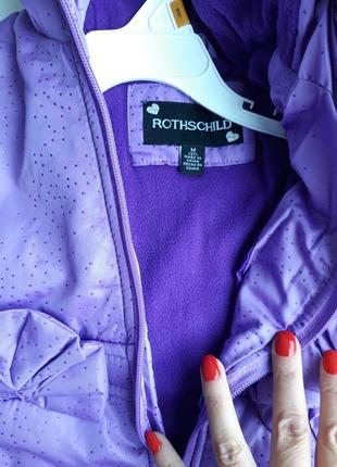 Гламурная нлвая зимняя куртка rothsсhild  на 3 года4 фото