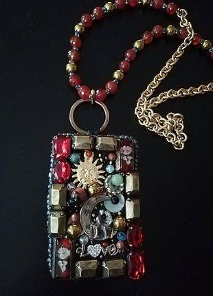 Авторське кольє ексклюзивне "закохані"