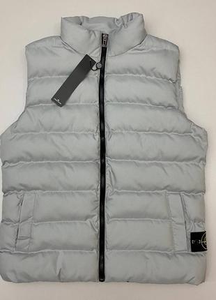 Стильна жилетка безрукавка stone island