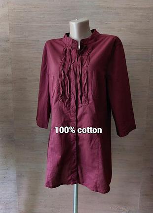 💜💛💙 цікава  стильна блузка кольору вишні