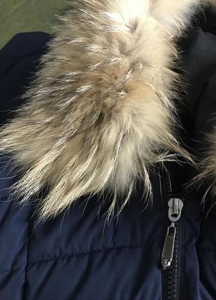 Зимняя курточка с мехом4 фото