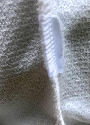 Плотная кофта / плотная белая блуза оверсайз6 фото