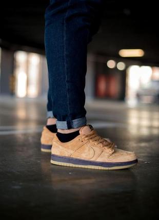 Чоловічі кросівки nike dunk sb wheat