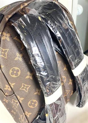Рюкзак для коричневый канва брендовый в стиле луи витон louis vuitton3 фото