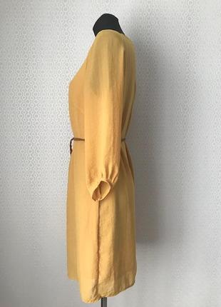 Платье красивого медового цвета от h&m, размер 38, укр 44-464 фото
