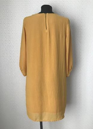 Платье красивого медового цвета от h&m, размер 38, укр 44-465 фото