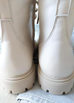 Нові черевики з натуральної шкіри на байку2 фото