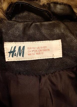 Детская куртка эко кожа подростковая демисезон косуха 6