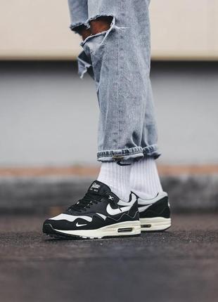 Кросівки чоловічі nike air max 1 patta black/кроссовки мужские найк аир макс 1