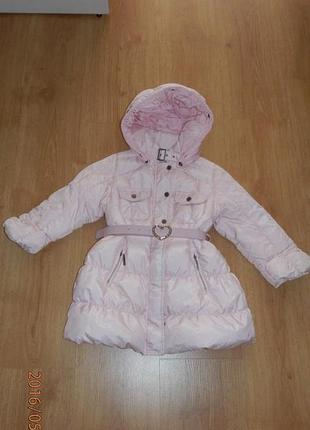 Пуховое пальто moncler, оригинал,для вашей принцессы