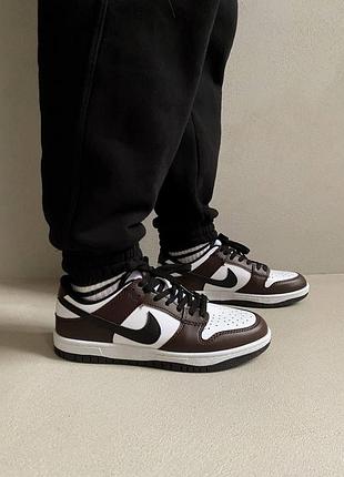 Чоловічі кросівки nike dunk low brown