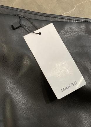 Платье кожзам mango6 фото