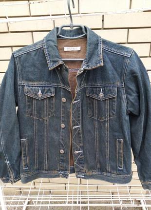 Куртка джинсовая подростковая/мужская, рост 152/160.