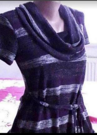 Гарне тепленьке платтячко-туніка.46-48