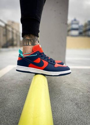 Чоловічі кросівки nike dunk low cl utility orangemeteor blue-sail