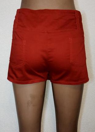 Красные юбка-шорты2 фото