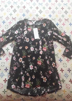 Трендовая кофточка в цветочный принт amisu