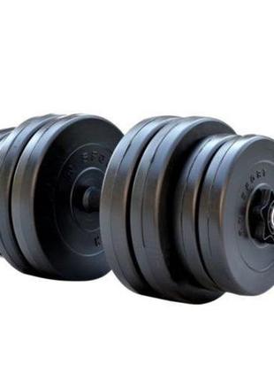 Гантель 16 кг m-sport з металевим грифом.6 фото