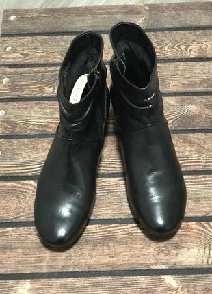 Оригинальные кожаные женские ботинки gabor(германия) 39р.6 фото