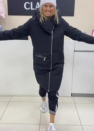 Новая коллекция зима clasna, зимняя модная куртка пальто пуховик clasna s, m, l, xl