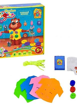 Настольная игра "шнуровка и пуговичка" 7383 fun game