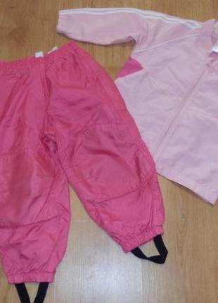 Фірмовий наборчик вітровка-кофта адідас штанці