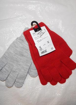 Перчатки вязаные одинарные c&a, германия