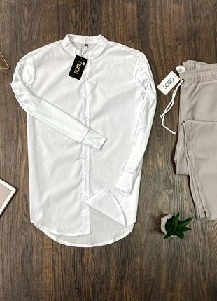 Класичний чоловічий комплект брюки+сорочка в кольорах2 фото