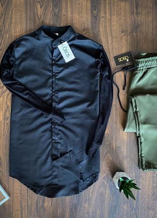 Класичний чоловічий комплект брюки+сорочка в кольорах10 фото