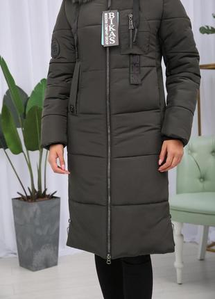 Зимняя женская куртка с натуральным мехом енота finland. бесплатная доставка.2 фото