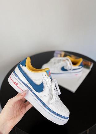 Кроссовки nike air force 1 swoosh chain pack white