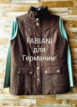 Fabiani. ідеальний жилет . преміум. шоколадний.