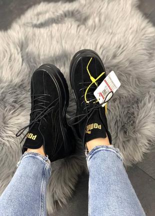 Ботинки puma spring boots yellow black7 фото