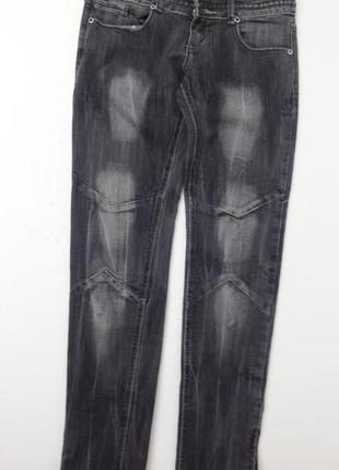 Молодёжные джинсы скинни с молниями внизу штанин. woman borsache jeans1 фото