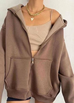 Худи на флисе. норма и батал. 5