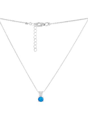 Срібне кольє з опалом 0.425 ct (450-480мм розмір) 2118497