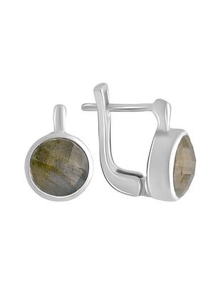 Серебряные серьги с 3.3ct (2122203)
