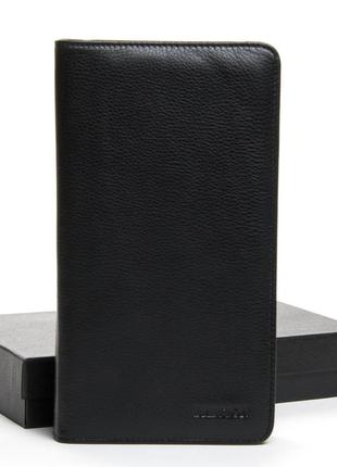 Кошелек мужской кожаный большой bretton 212 black