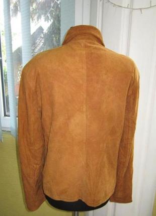 Оригинальная женская замшевая куртка vera pelle. италия.  лот 2134 фото