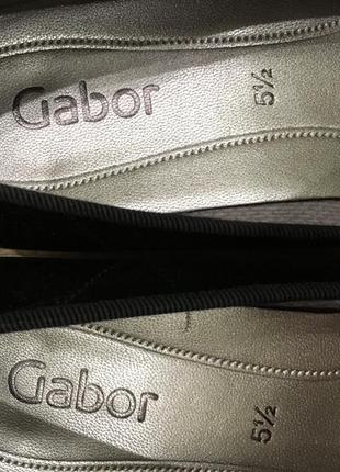 Туфли gabor р-р.38-38,5 (5-1/2), стелька 24,8 см.4 фото
