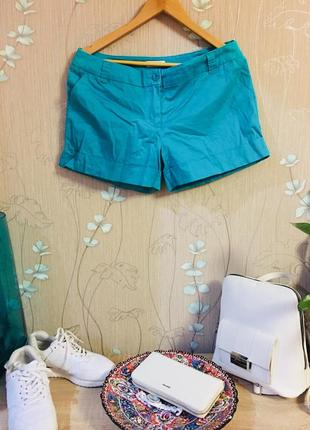 Яркие короткий щортики голубого цвета 💙