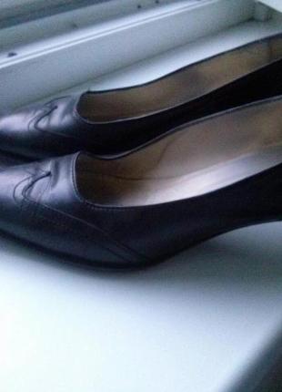 Кожаные туфли,италия,36р.