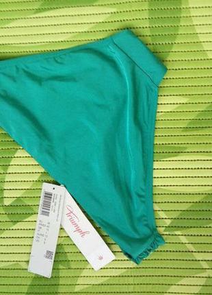 Зелёные плавки с пряжкой брошью / низ купальника triumph abstract duamond2 фото