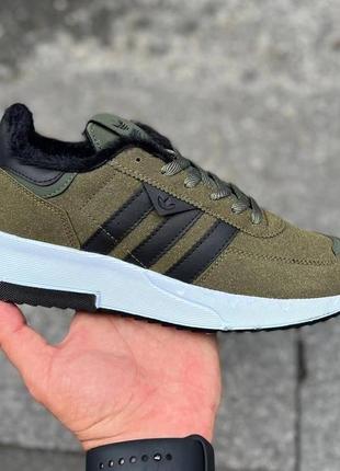 Чоловічі кросівки adidas утеплені8 фото